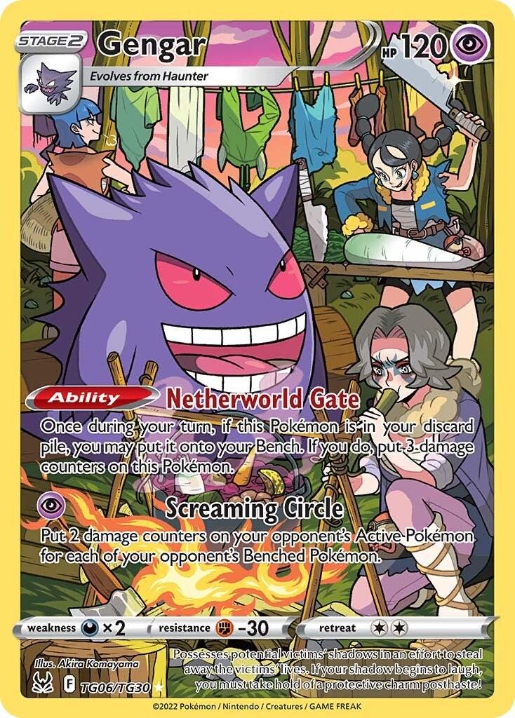 Lost Origin Gengar Pokémon card